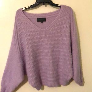 Anthro soft plush fuzzy sweater